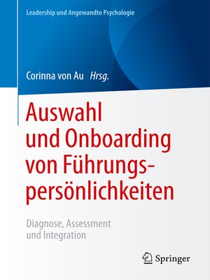 cover image of Auswahl und Onboarding von Führungspersönlichkeiten